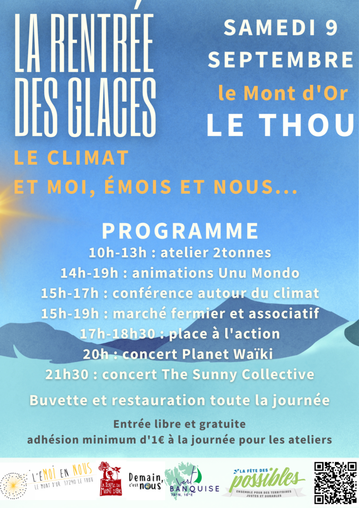 Programme de la rentrée des glaces, le 9 septembre, Le thou