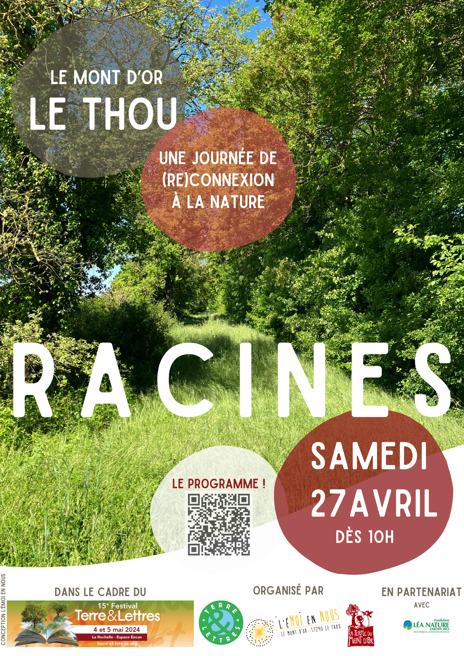 Racines, le 27 avril au mont d'or le thou. Une journée de reconnexion à la nature